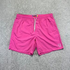 Empyre Shorts Mens Large Pink Recycled Nylon Mesh Lined Swim Trunks Summer Skate